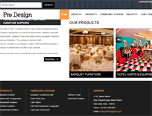 Tablet Screenshot of prodesignindia.com
